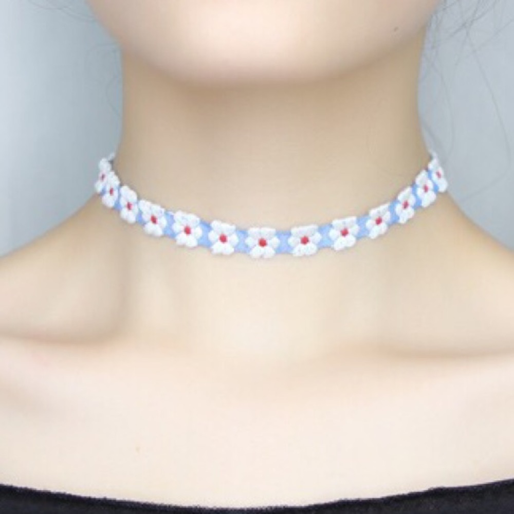 Embroidered Choker